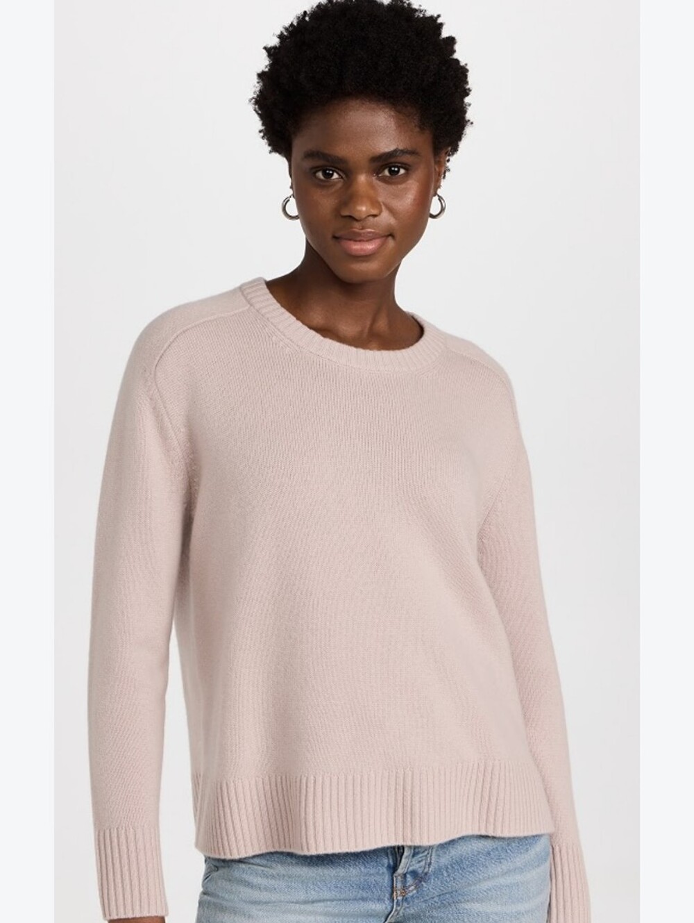 PURE AMICI Cream 100% Cashmere Sweater L